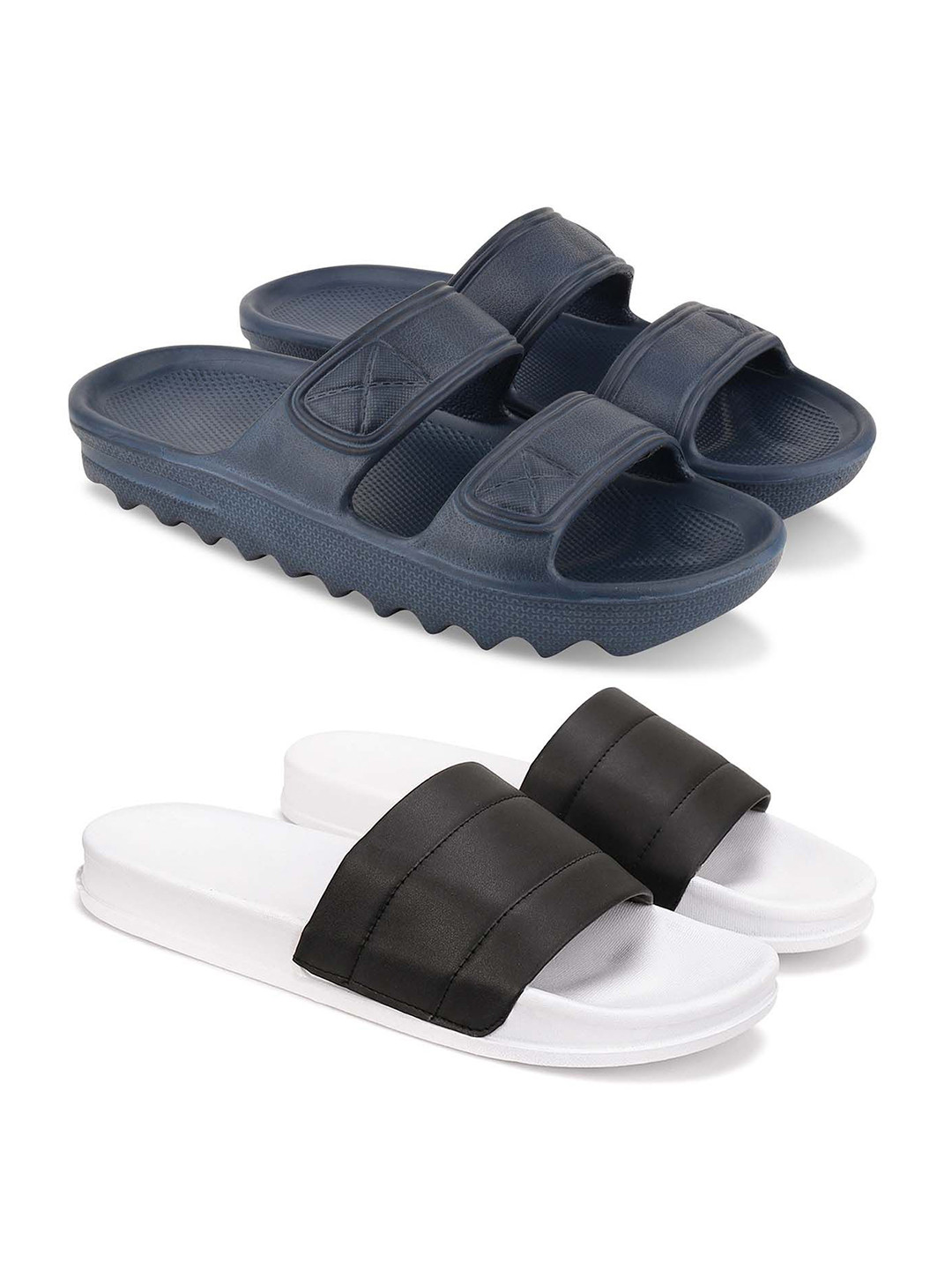 World Wear Footwear Men Sliders