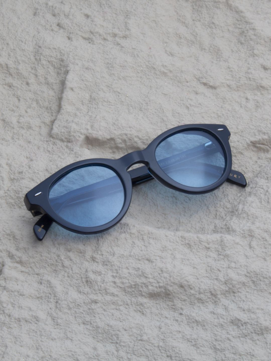 Ted Smith Premium Acetate Unisex Round Sunglasses with Polarised Lens SUN-MONSKY  2.0_C4