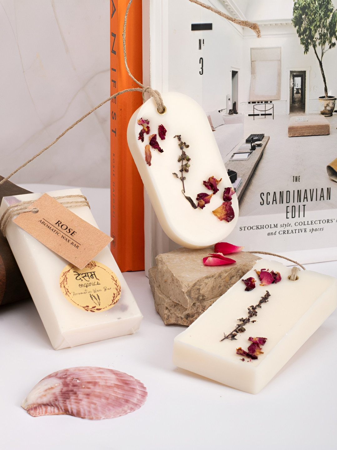 Desam Organics White Rose Aroma Wax Bar