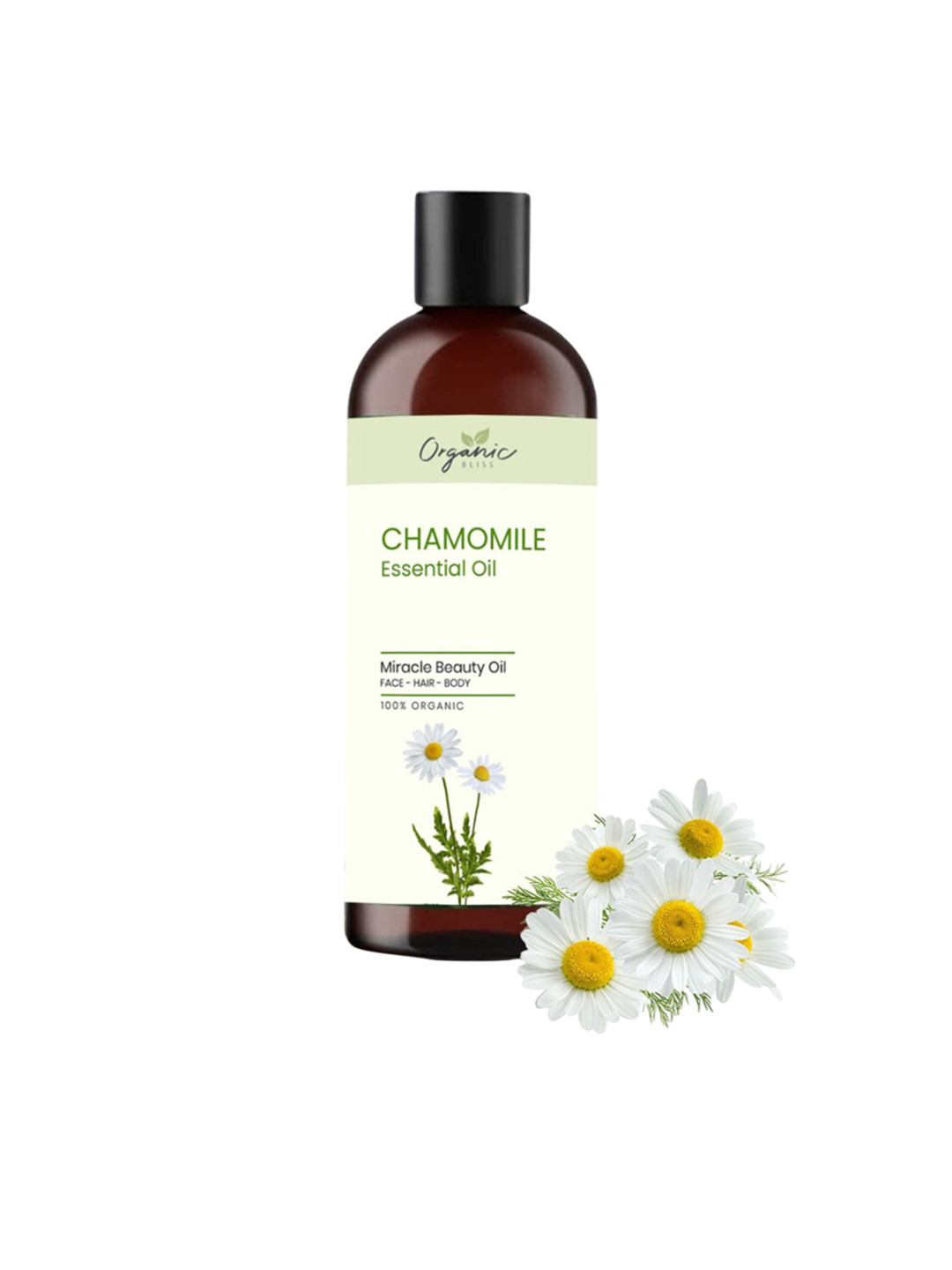 Organic Bliss Chamomile Essential Beauty Massage Oil For Face Hair & Body - 50 ml