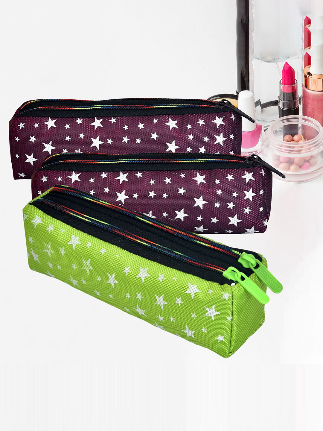 Kuber Industries Pack Of 3 Storage Utility Pouch