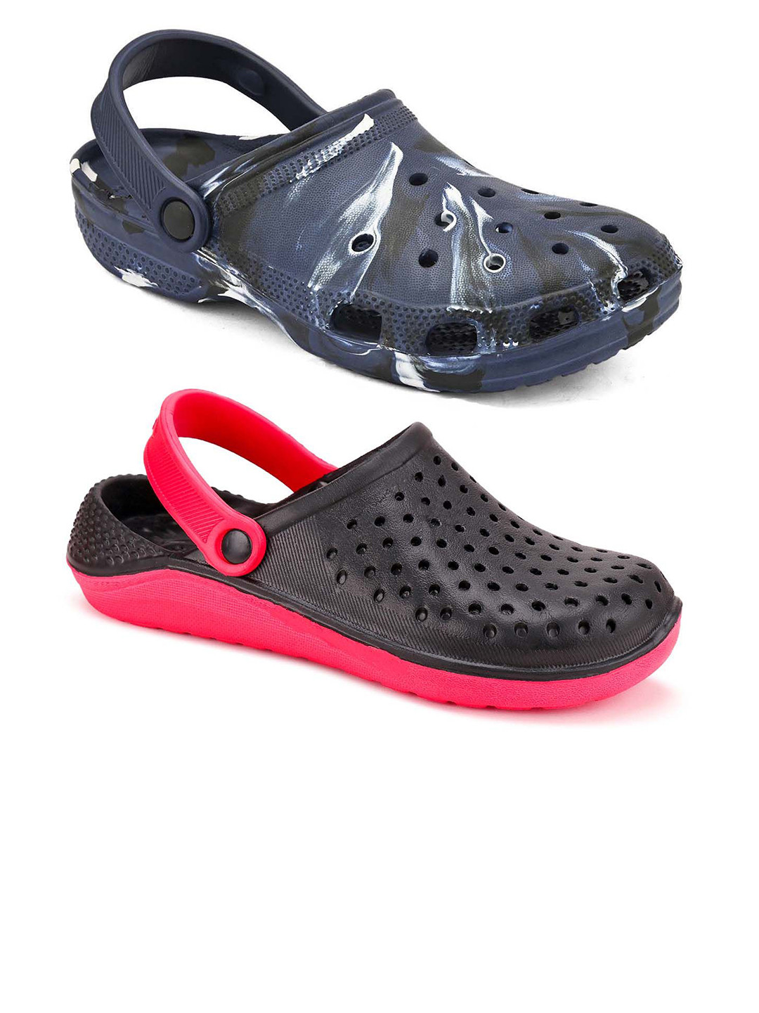 World Wear Footwear Men Set Of 2 Clogs