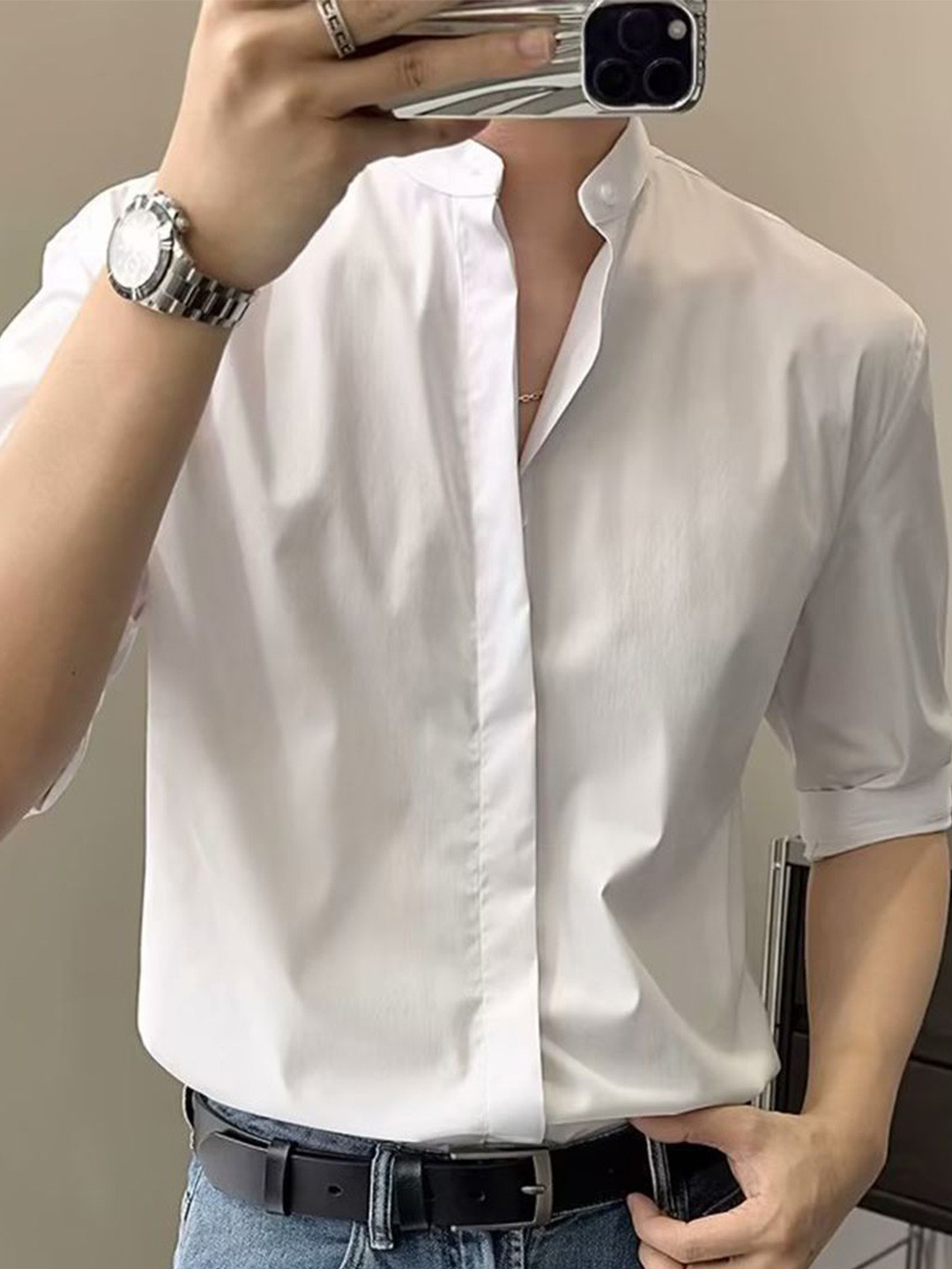 Mast & Harbour Men Opaque Casual Relaxed Fit Shirt