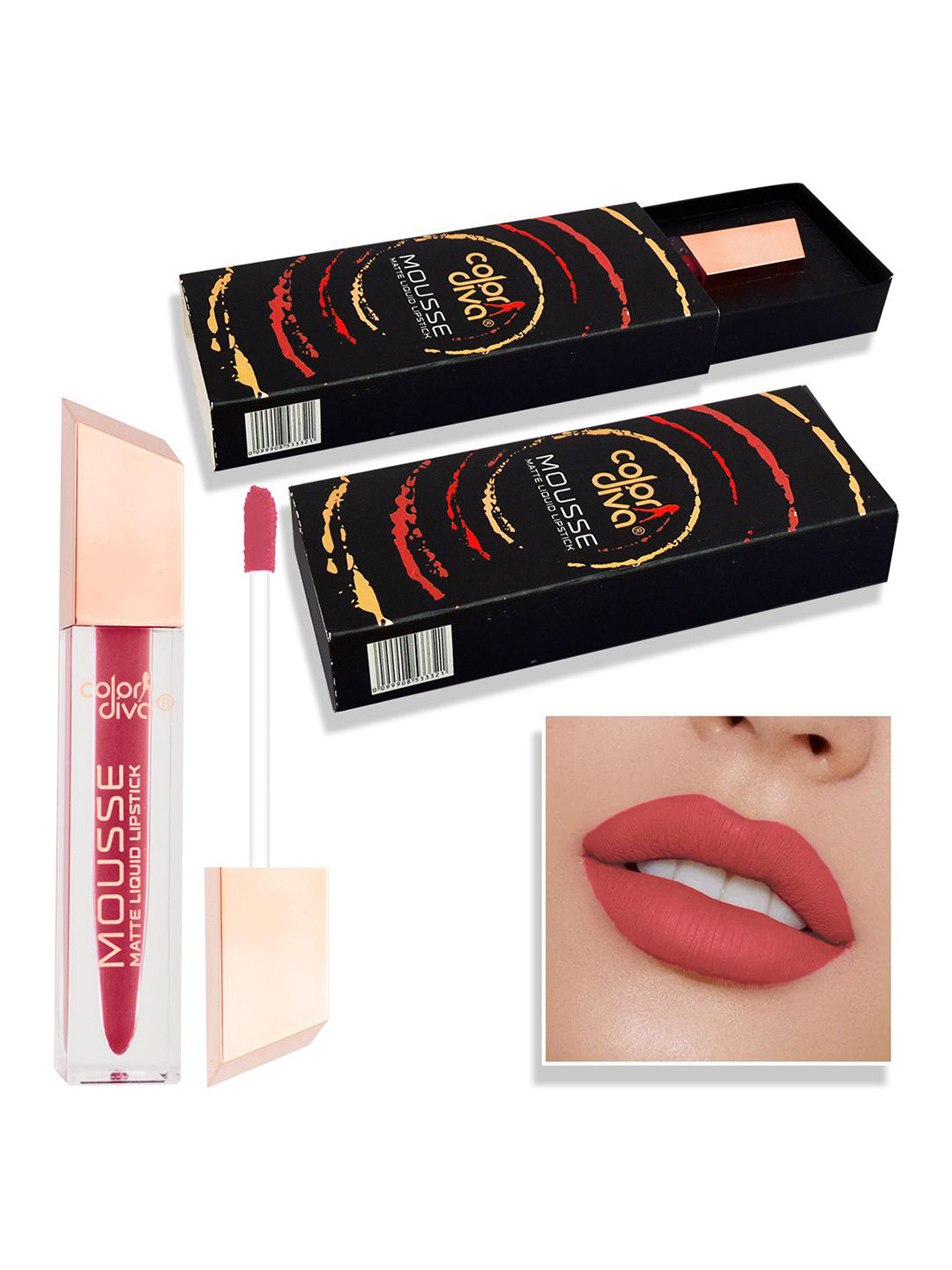 Color Diva Mousse 14 Hr Superstay Matte Liquid Lipstick- 5.5 ml- Smooth Symphony 158