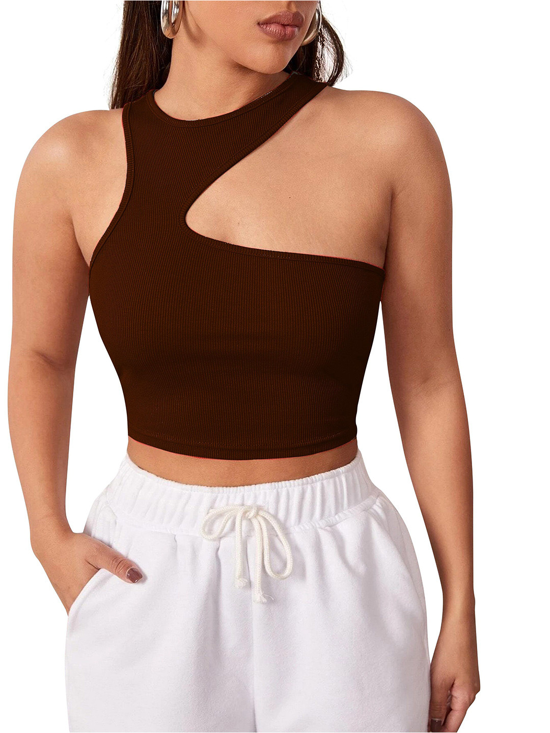 classy fashion Cotton Tank Crop Top