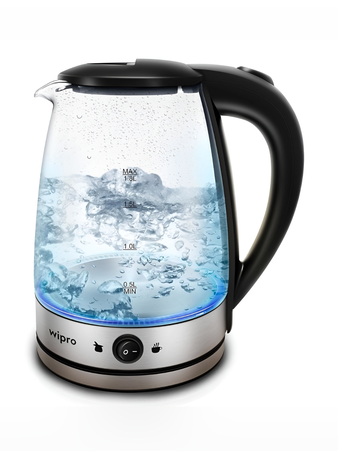 Wipro Elato 1.8 L Glass LED Electric Kettle