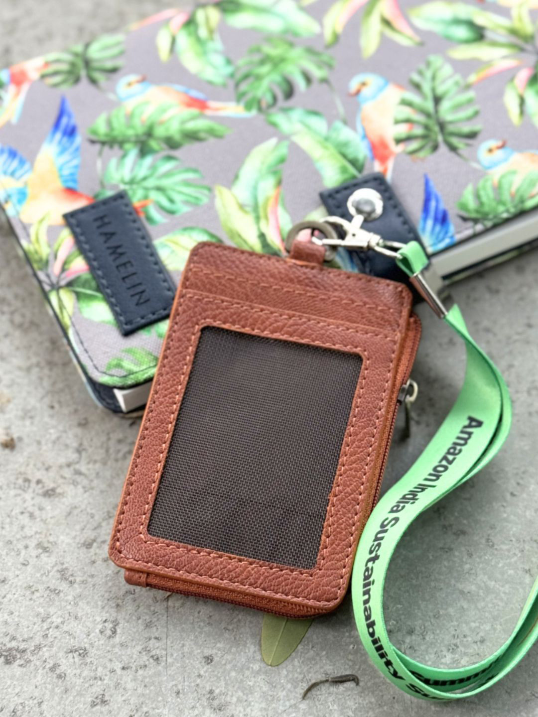 HAMELIN Noah Unisex ID Card wallet - Windsor Tan