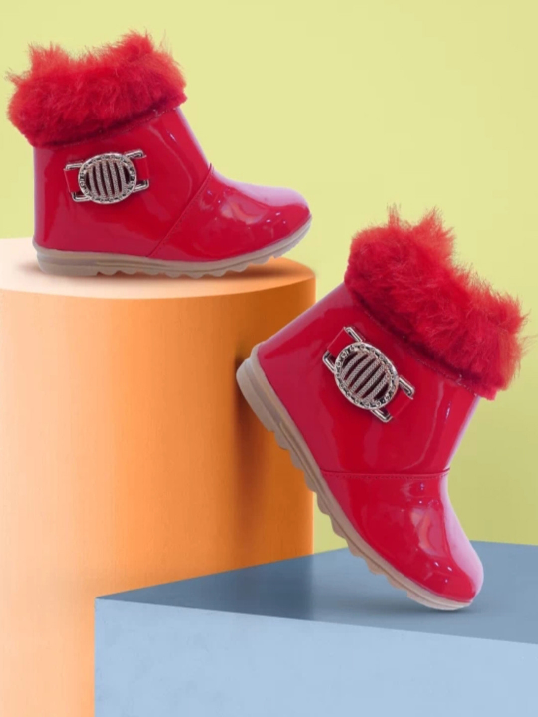 IDEAL COLLECTION Girls Patent Leather Fashion