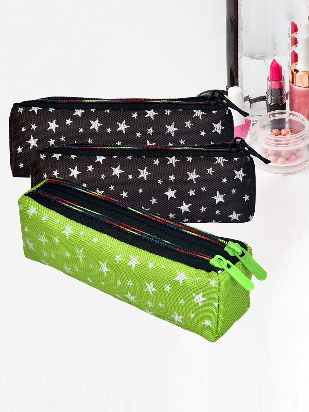 Kuber Industries Set Of 3 Star-Designed Utility Pouch