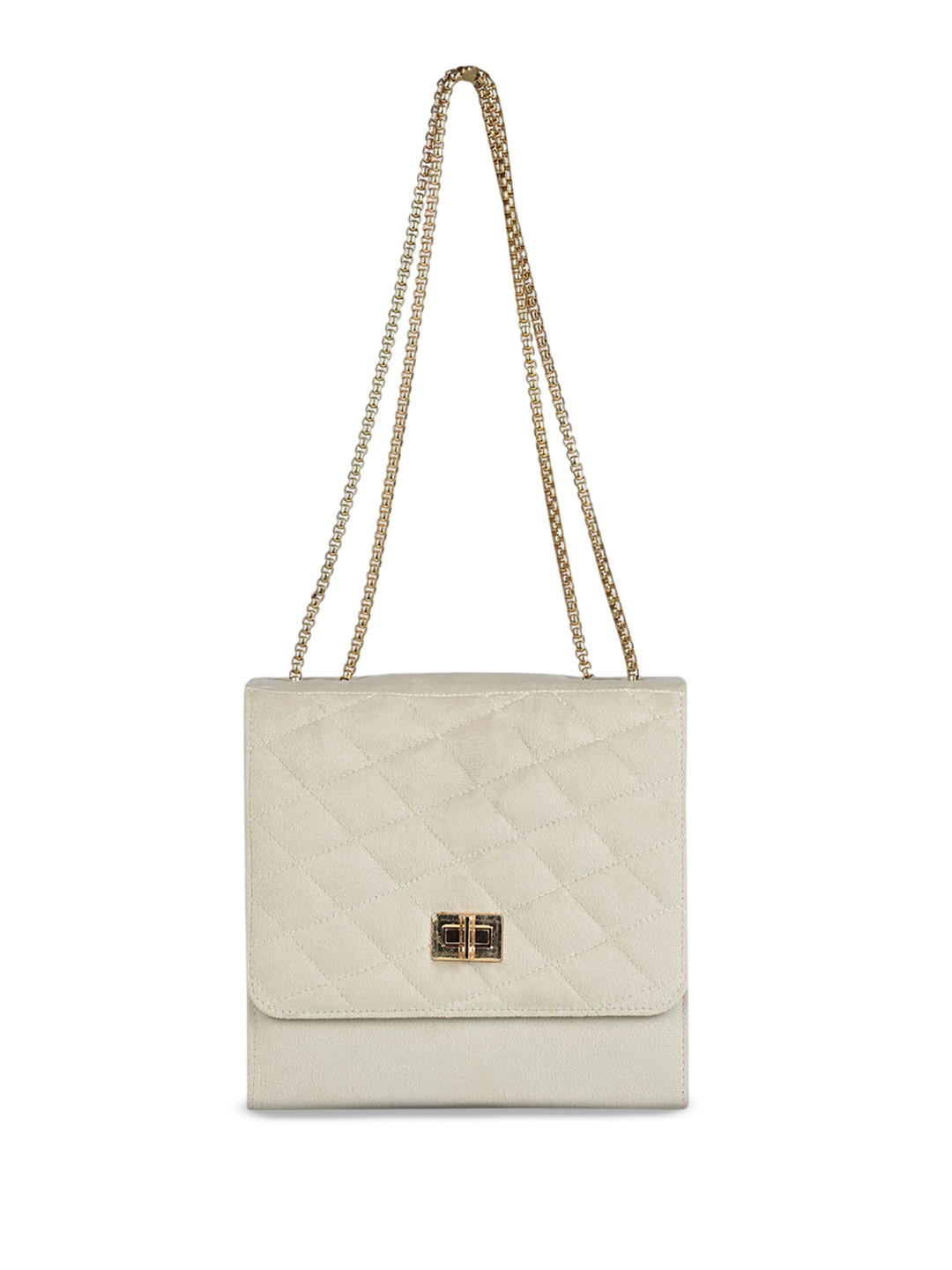 MARKQUES Suede Bucket Shoulder Bag with Quilted