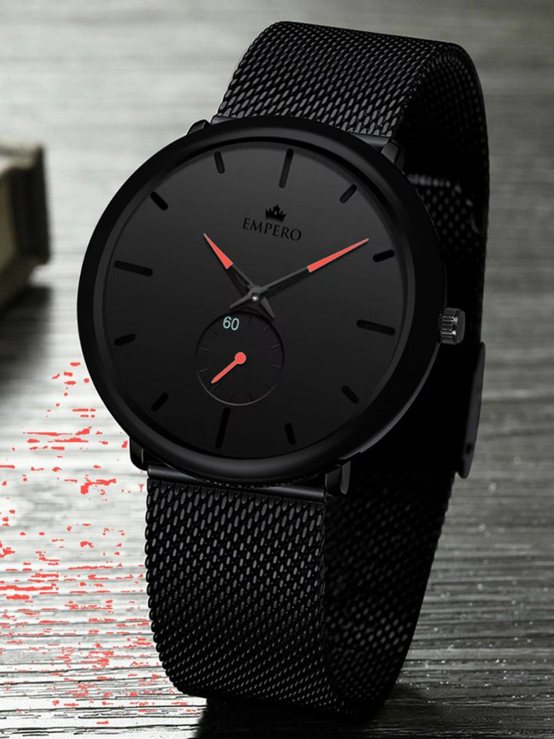 EMPERO Men Stainless Steel Bracelet Style Straps Analogue Chronograph Watch EAB303