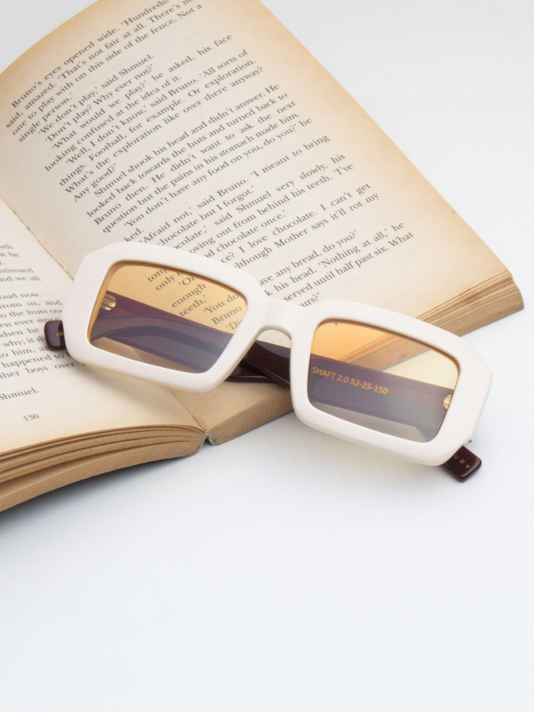 Ted Smith Premium Acetate Unisex Square Sunglasses with Polarised Lens SUN-SHAFT 2.0_C3