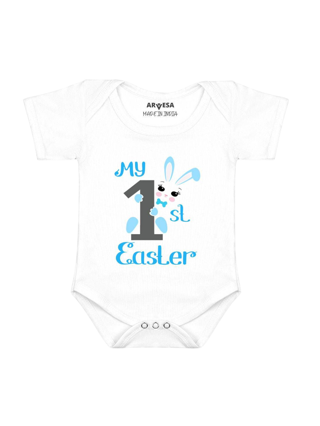 Arvesa First Easter Printed Baby Romper