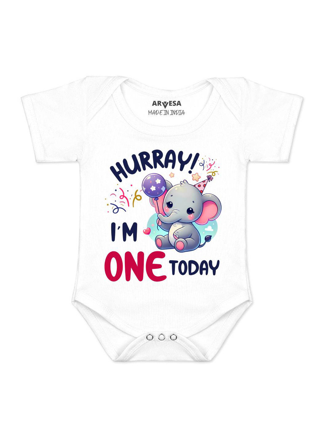 Arvesa One Month Baby Boy Printed Baby Romper