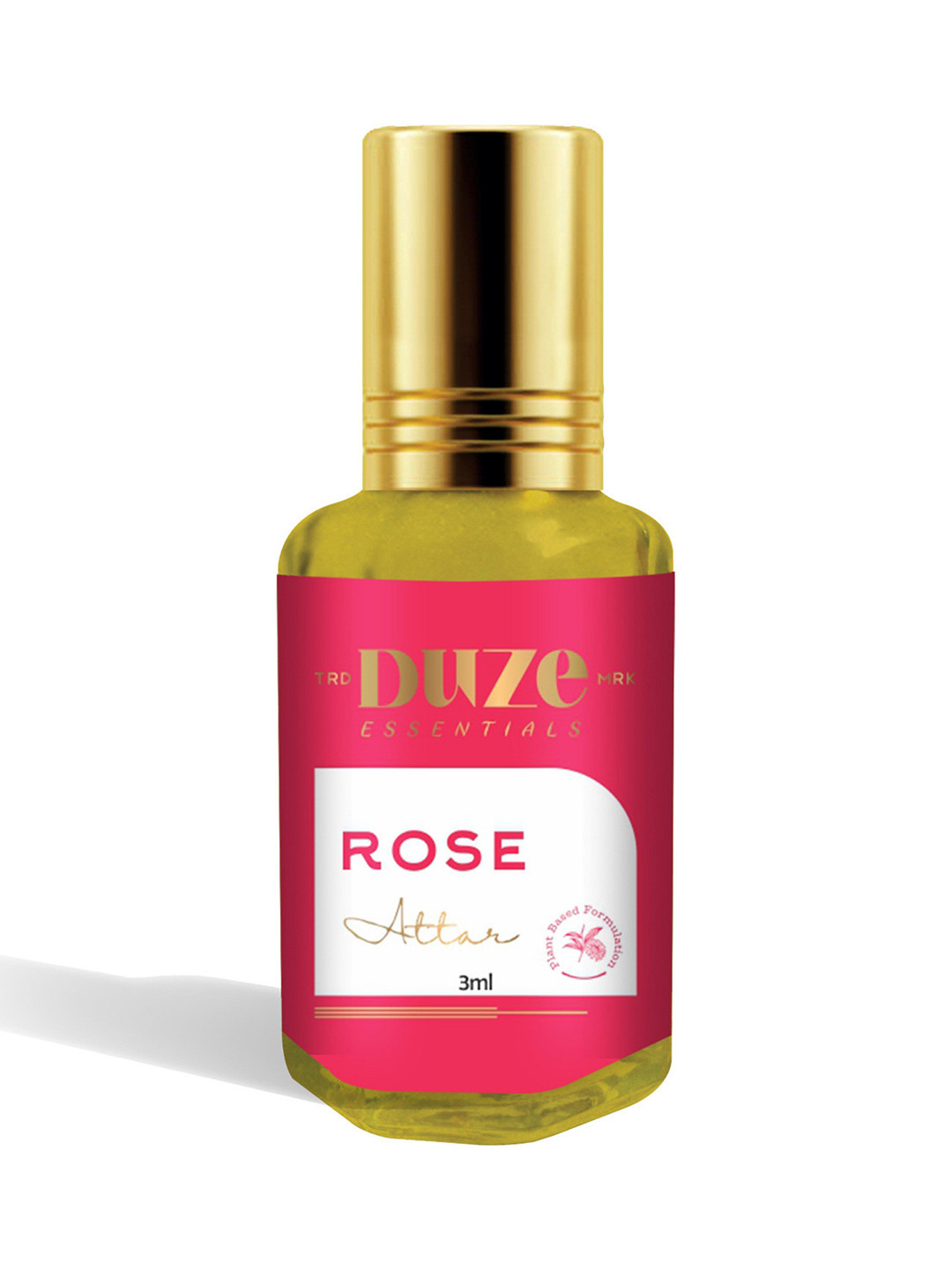 Duze Essentails Rose Natural & Alcohol Free Long Lasting Attar- 3 ml