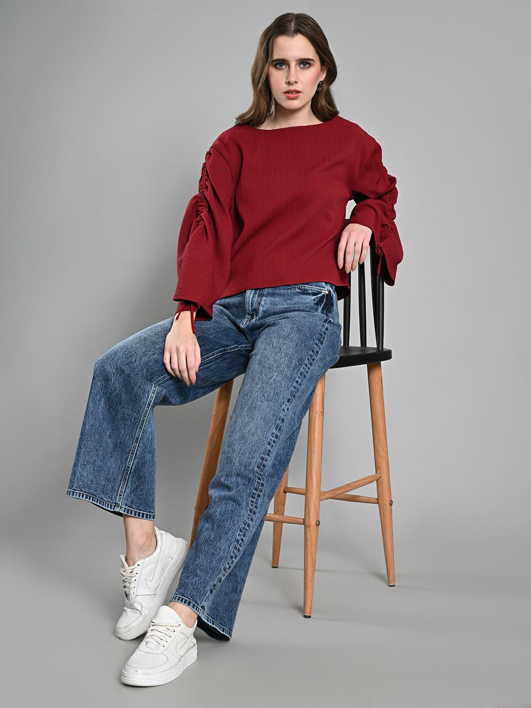 Iti Slit Sleeve Top