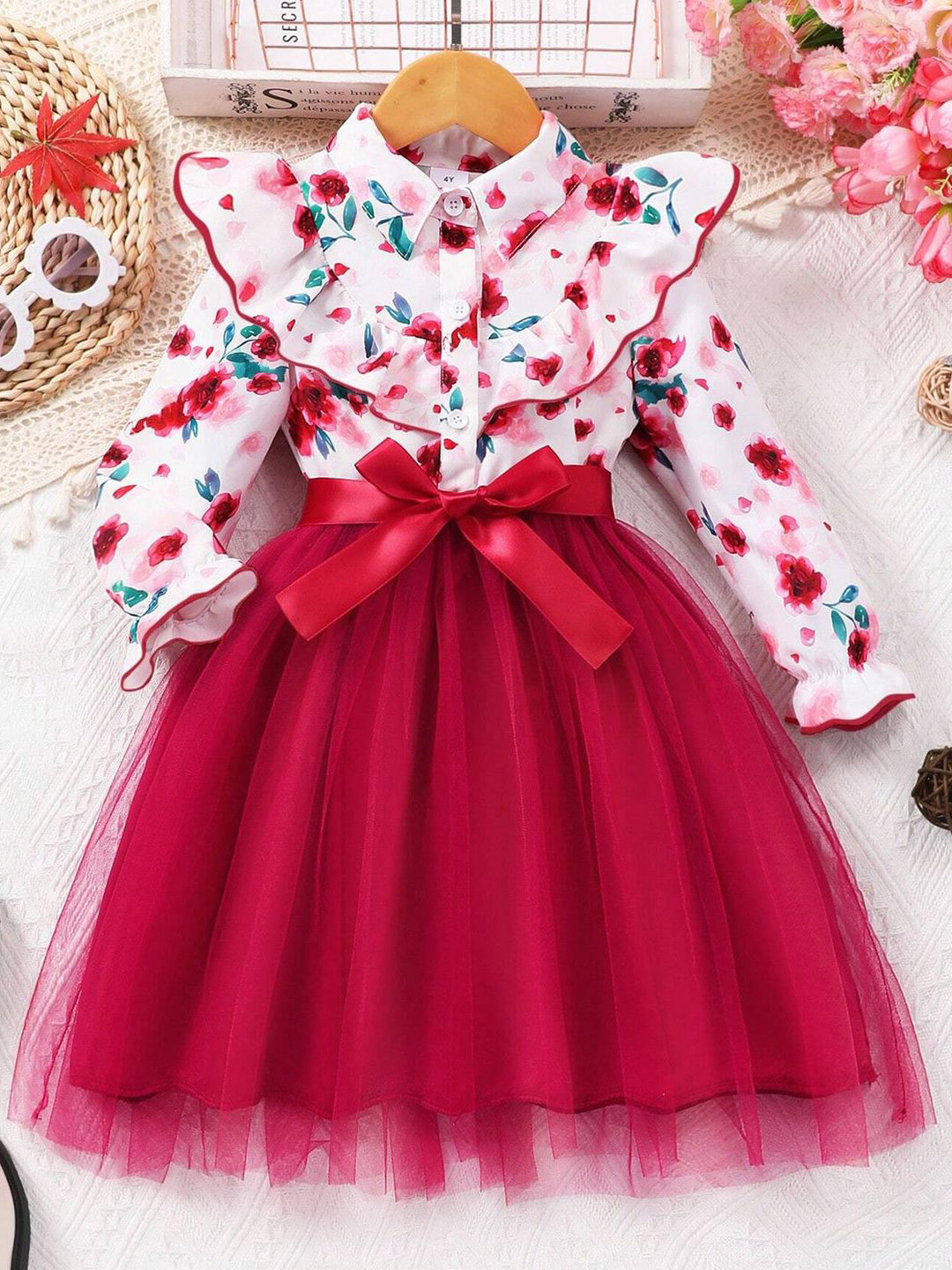 BAESD Floral Print Fit & Flare Dress