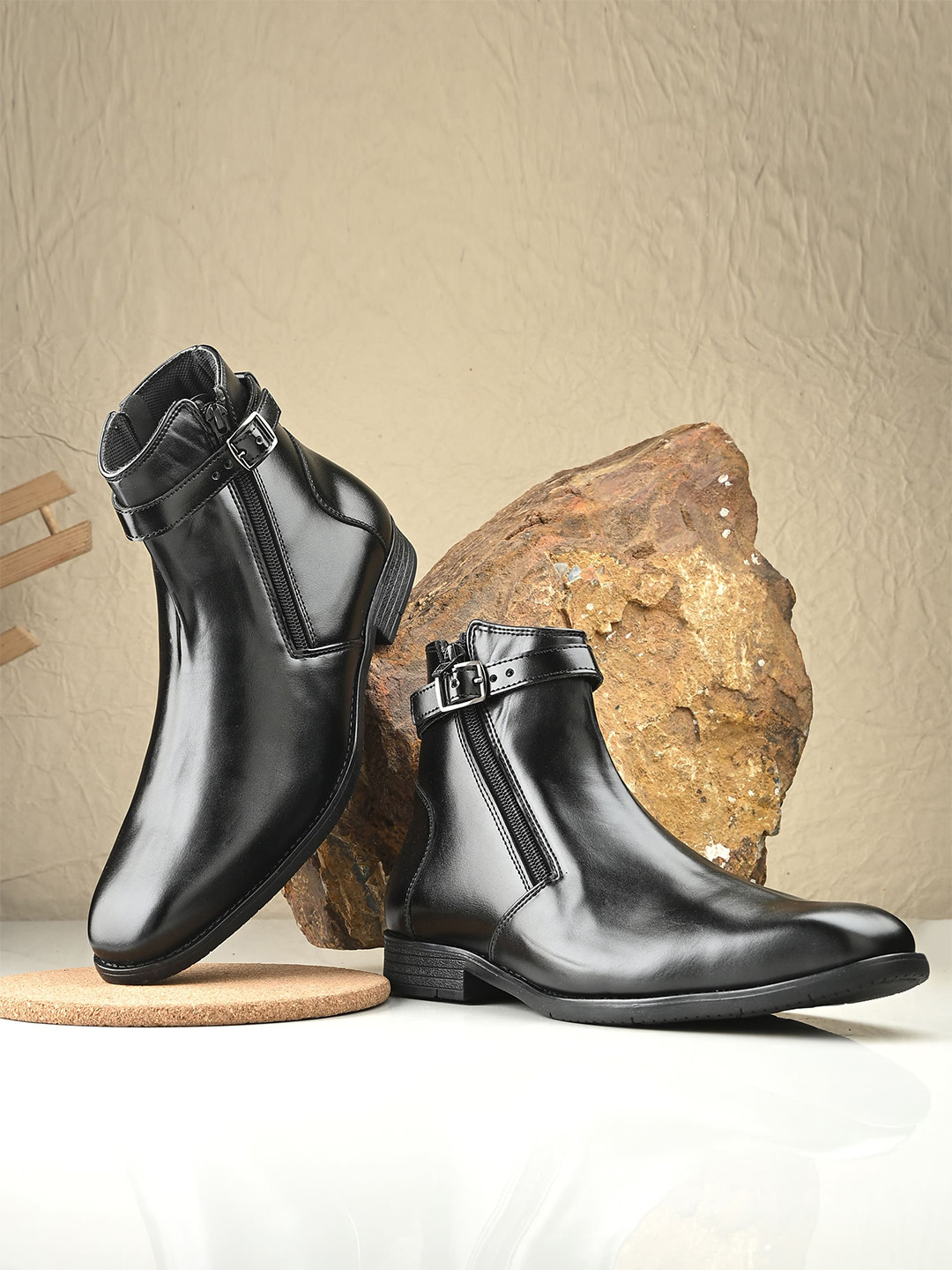 Eego Italy Men Anti Slip Grip Chelsea Formal Boots