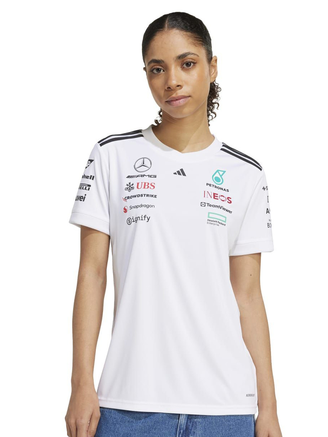 ADIDAS Printed Round-Neck T-Shirt