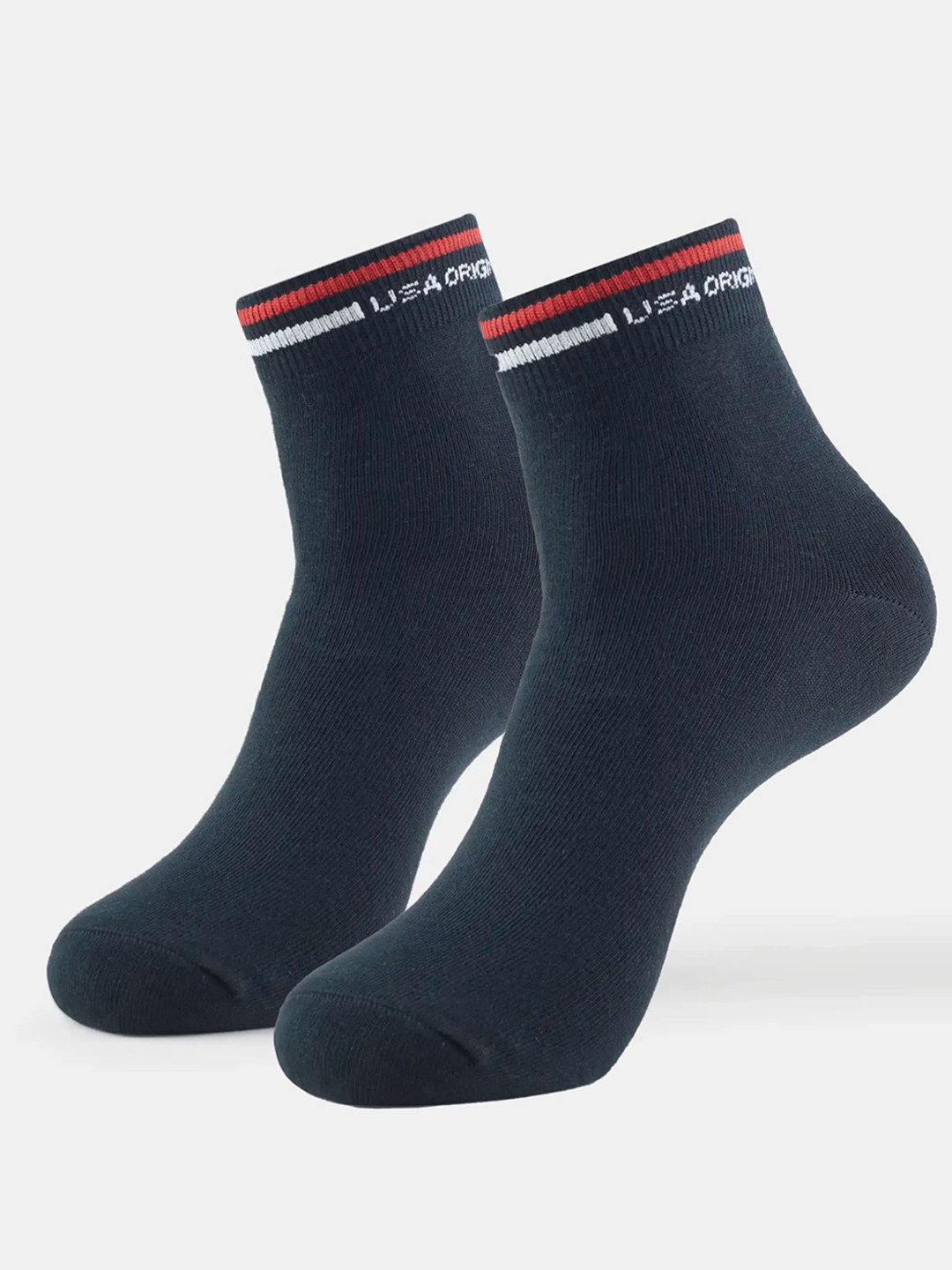 Jockey Pack of 2 Compact Cotton Ankle Length Socks with StayFresh Treatment-7002