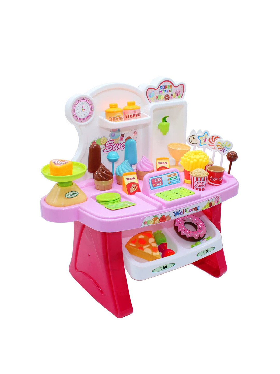ADKD Kids Pretend Play Home Supermarket Kitchen Toy Set
