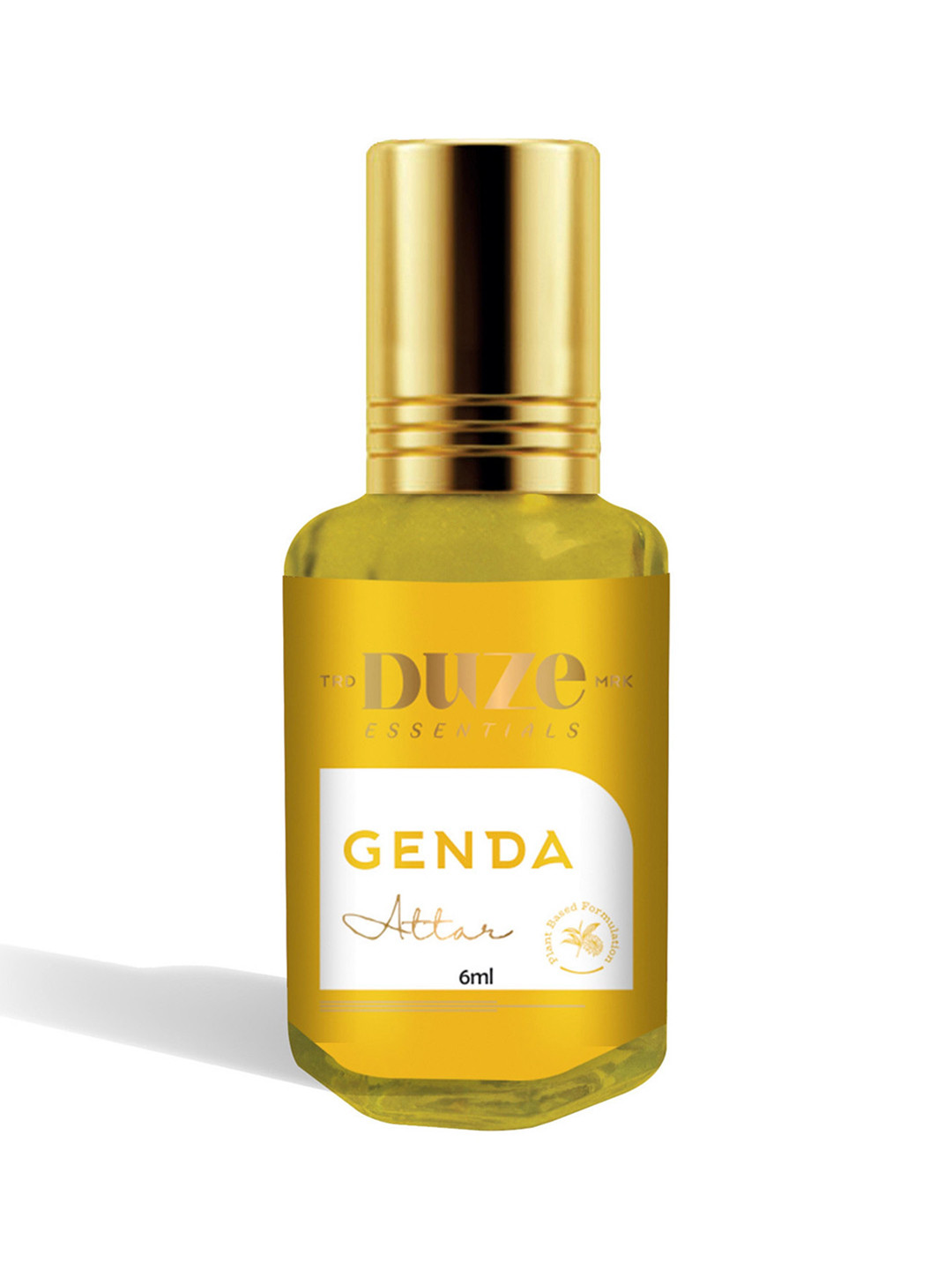 Duze Essentials Genda Pure Marigold Essence Long Lasting Attar - 6 ml