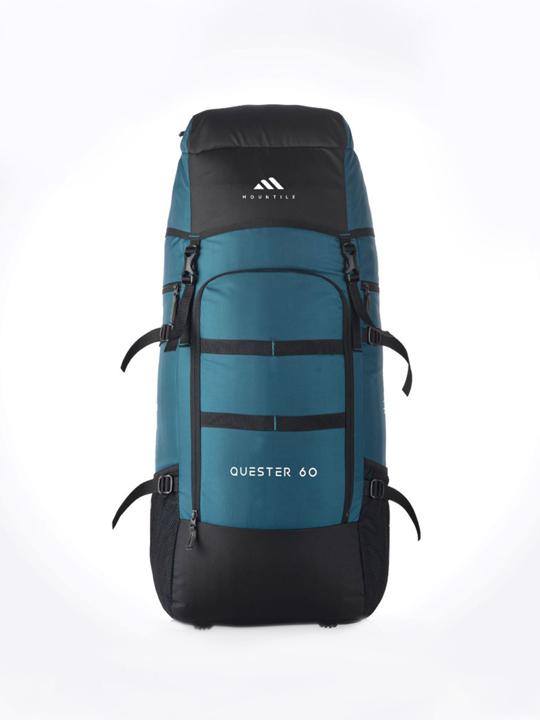 MOUNTILE Quester 60L Rucksack with Rain Cover & Padded Laptop Sleeve for Trekking & Travel