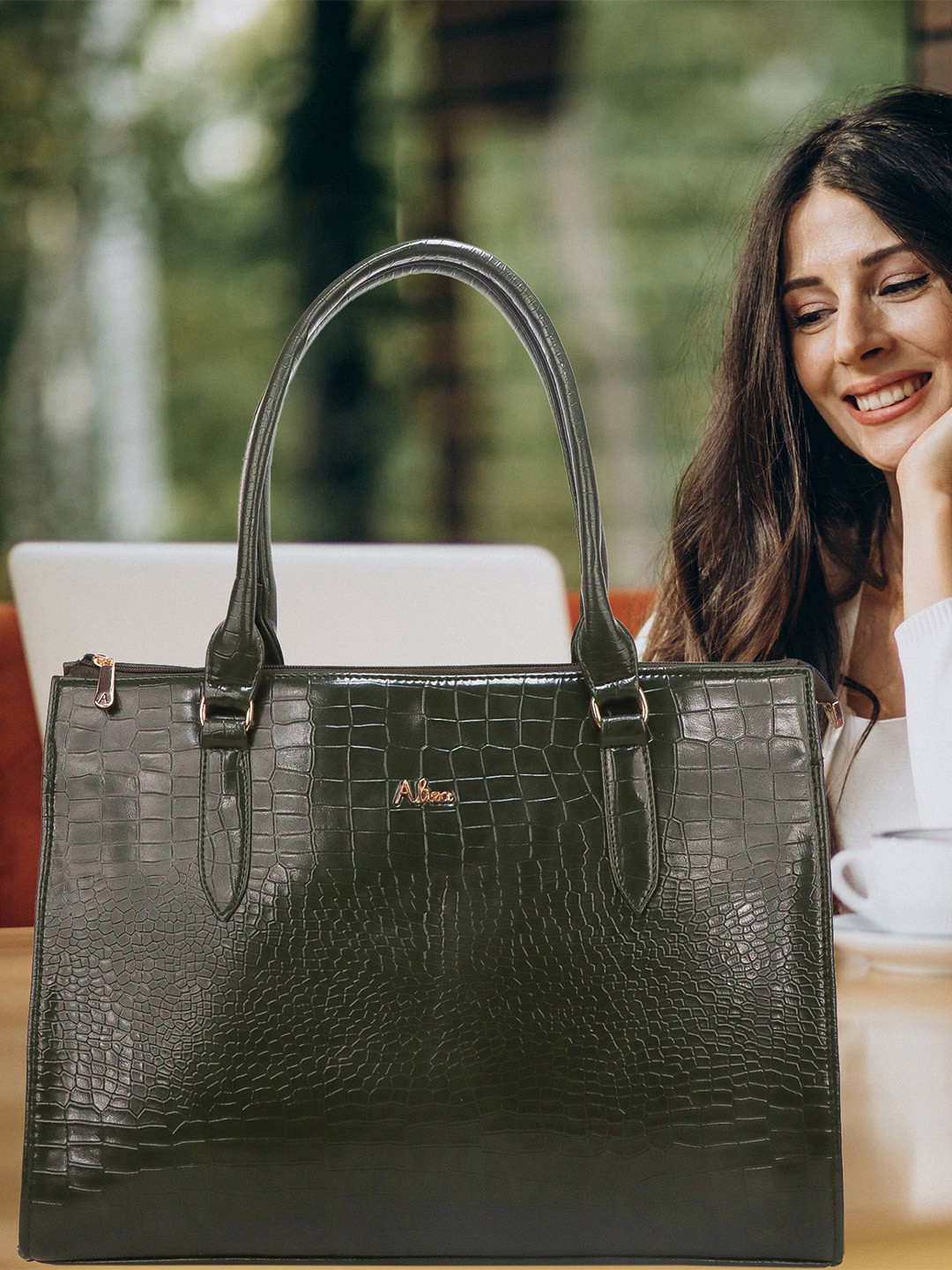 ALIZA Textured Shoulder Bag