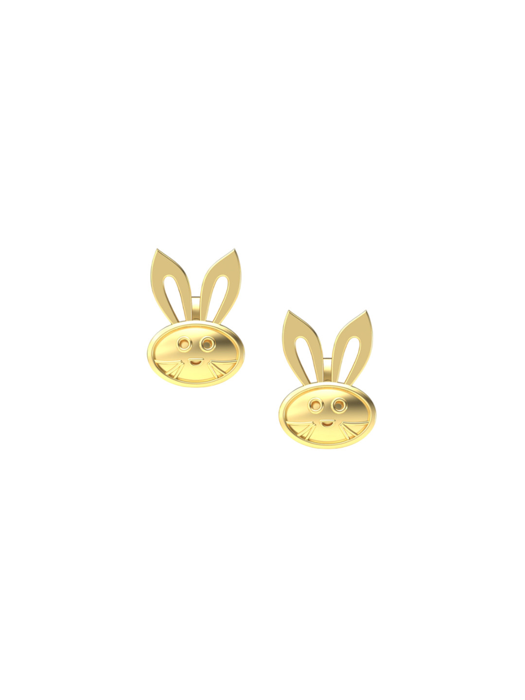 WHP JEWELLERS Bunny Bliss 22 KT Yellow Gold Earring For Women.