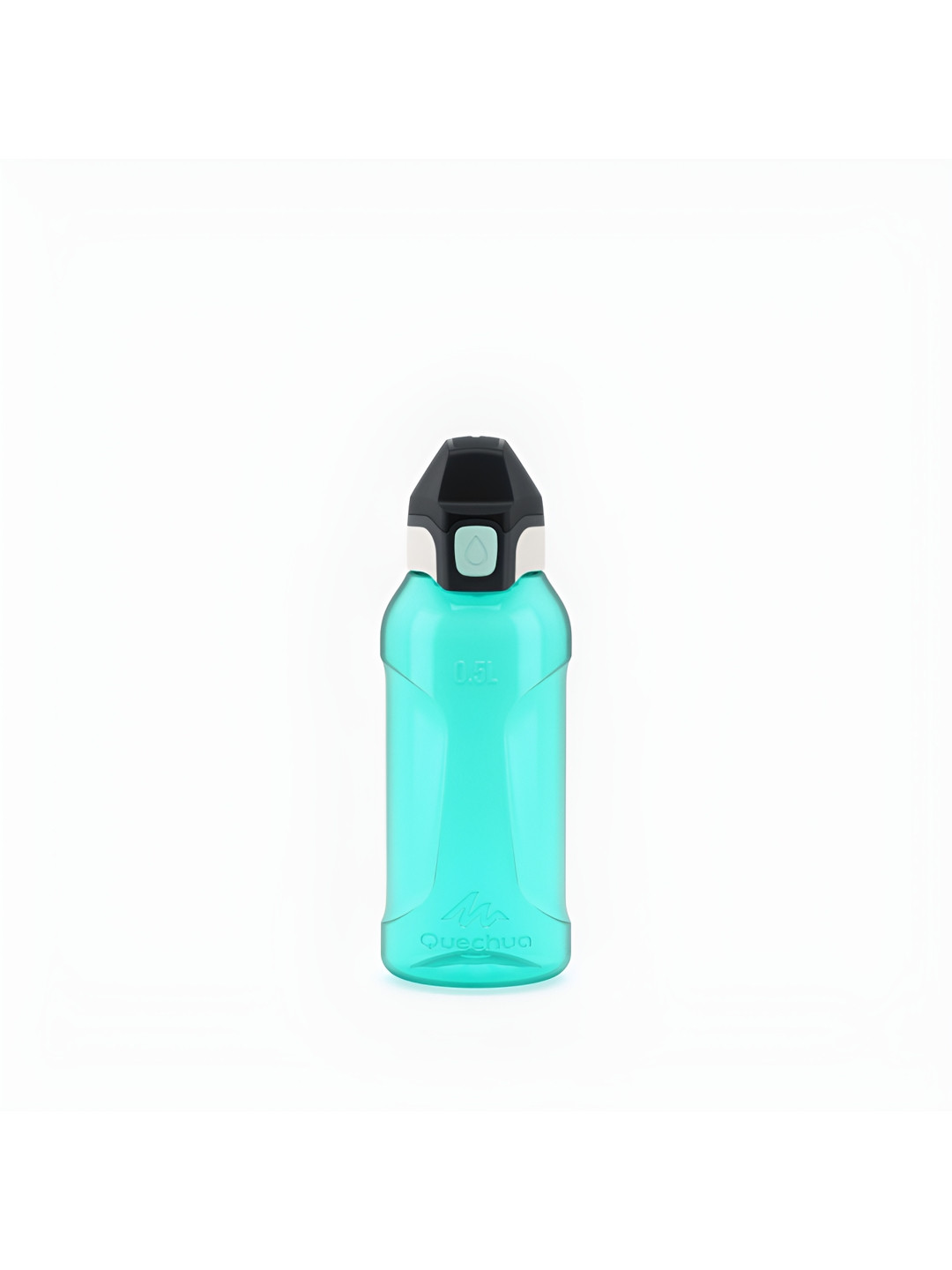 Quechua By Decathlon Quechua Blue Brand Logo Plastic Light-weight Flask - 550ml