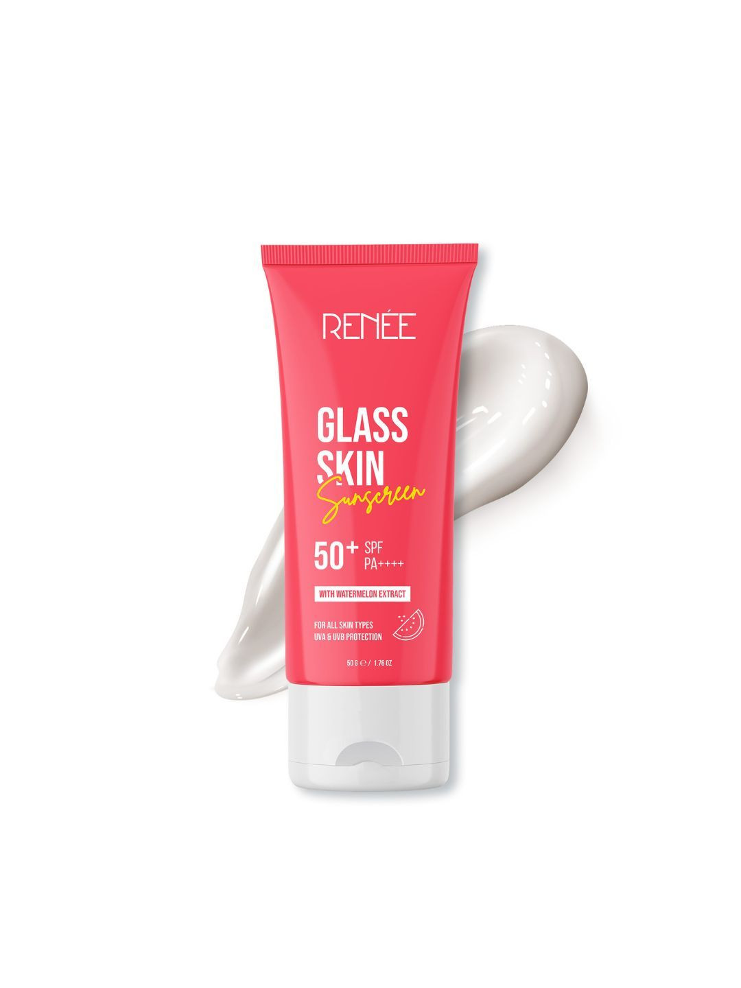 RENEE Glass Skin Gel Sunscreen SPF 50 With Hyaluronic Acid - 50 g