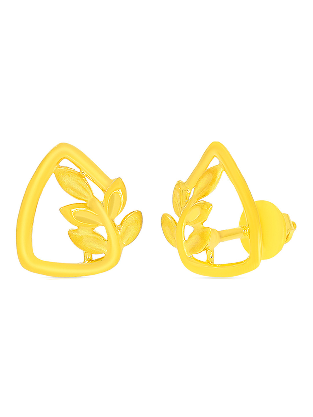 WHP JEWELLERS Blooming Triangle 22 KT Earring For Women.