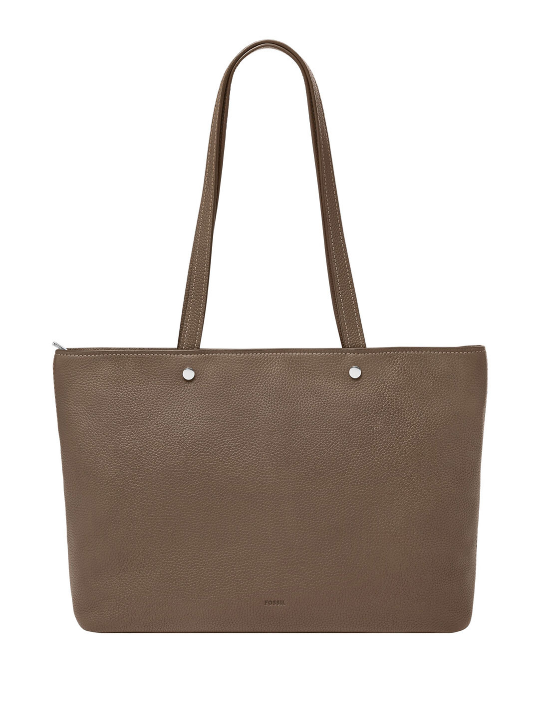 Fossil Leather Structured Shoulder Bag with Bow Detail