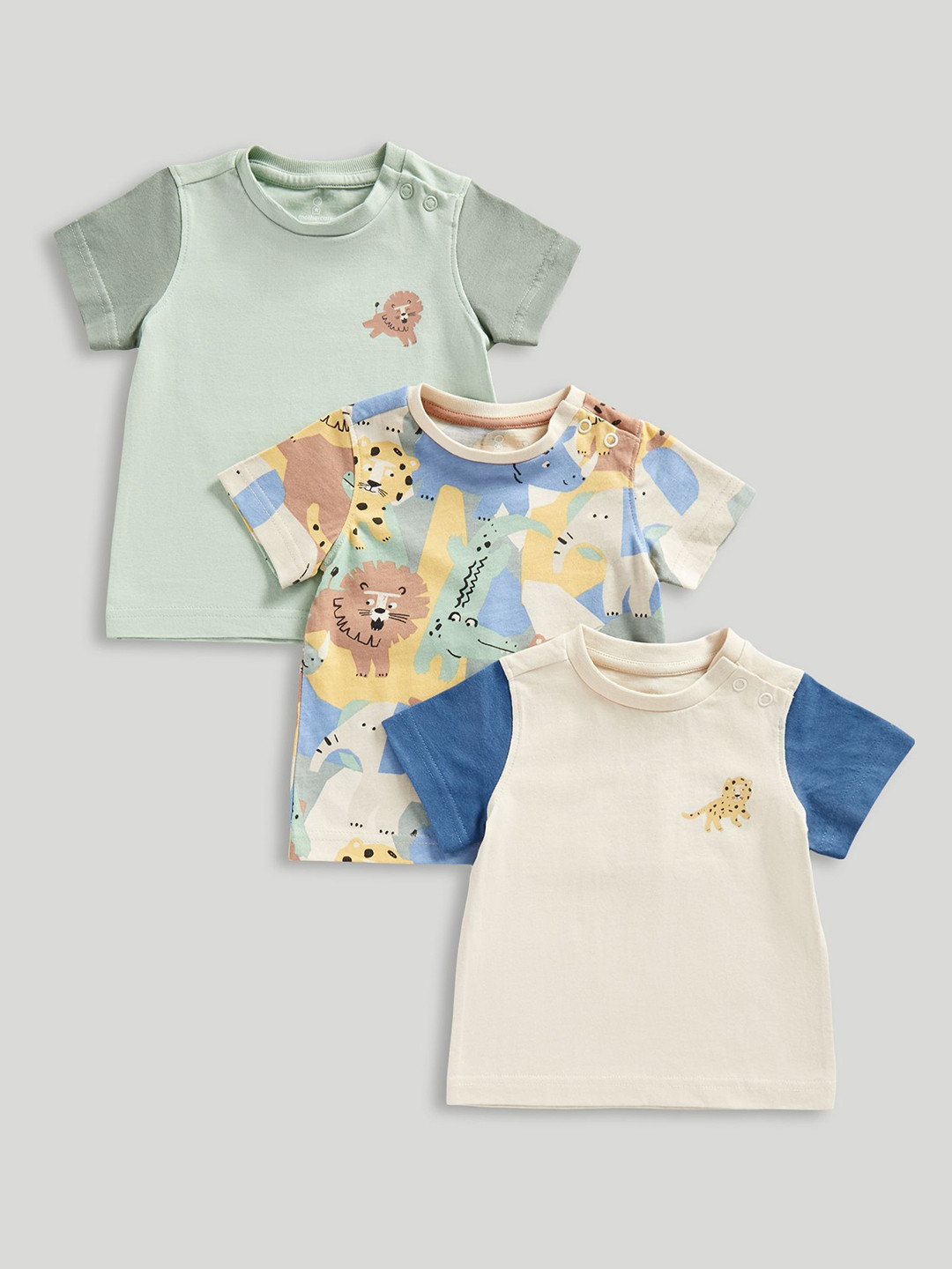 mothercare Boys 3 Printed T-shirt