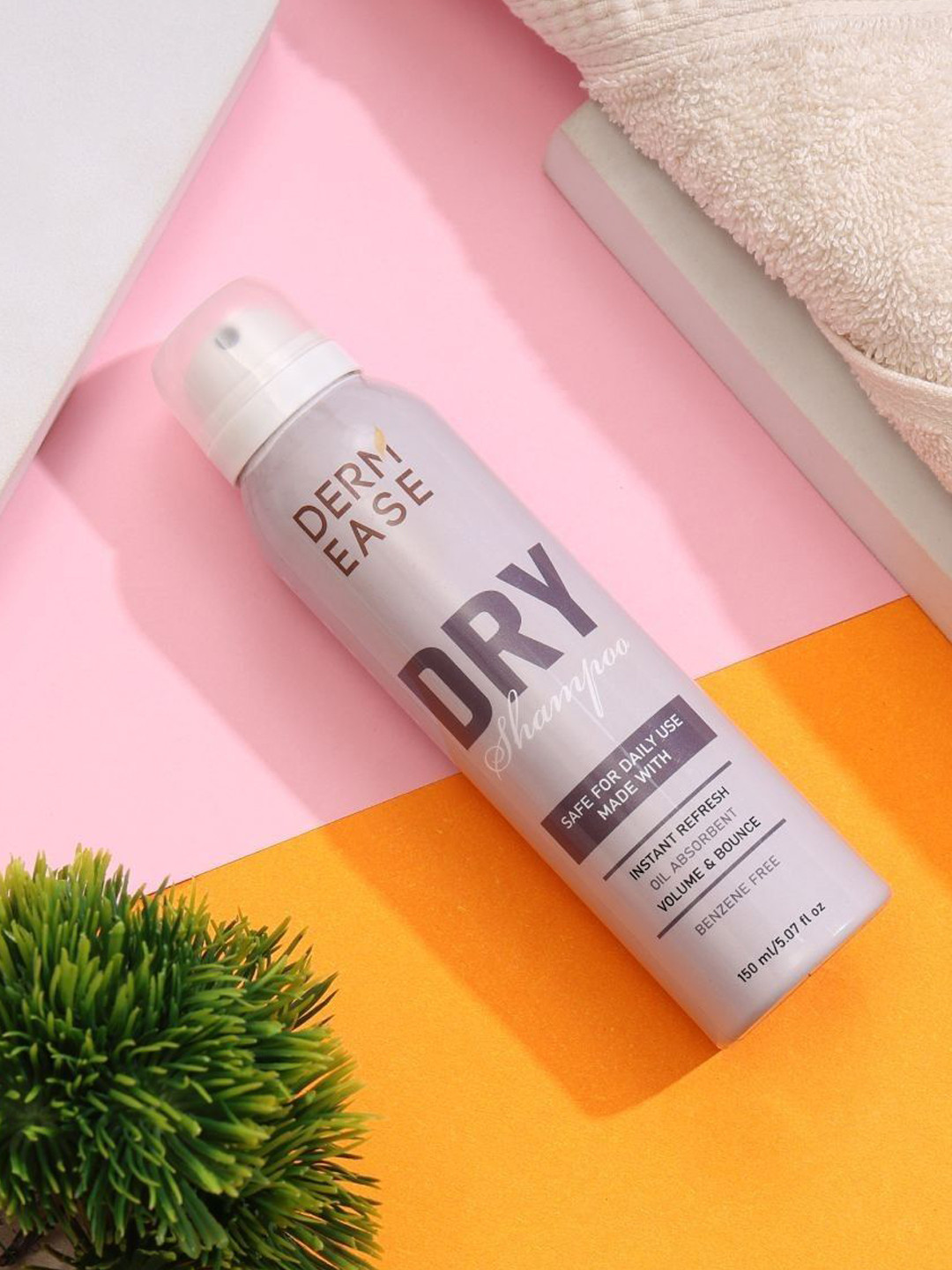 DERMEASE Instant Refresh Oil Absorbent Volume & Bounce Dry Shampoo - 150 ml