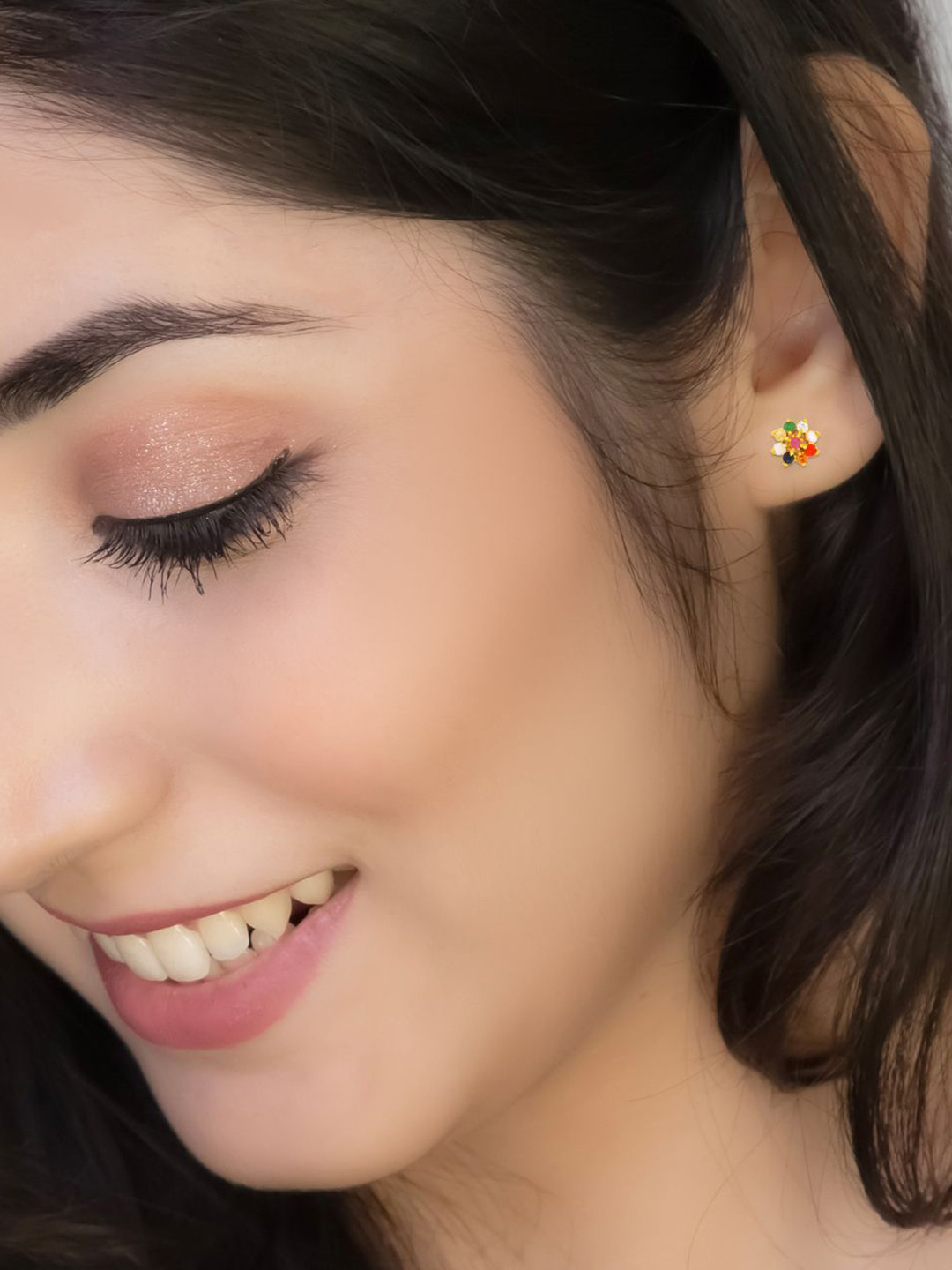 WHP JEWELLERS Golden Allure 22 KT Yellow Gold Earring For Women.
