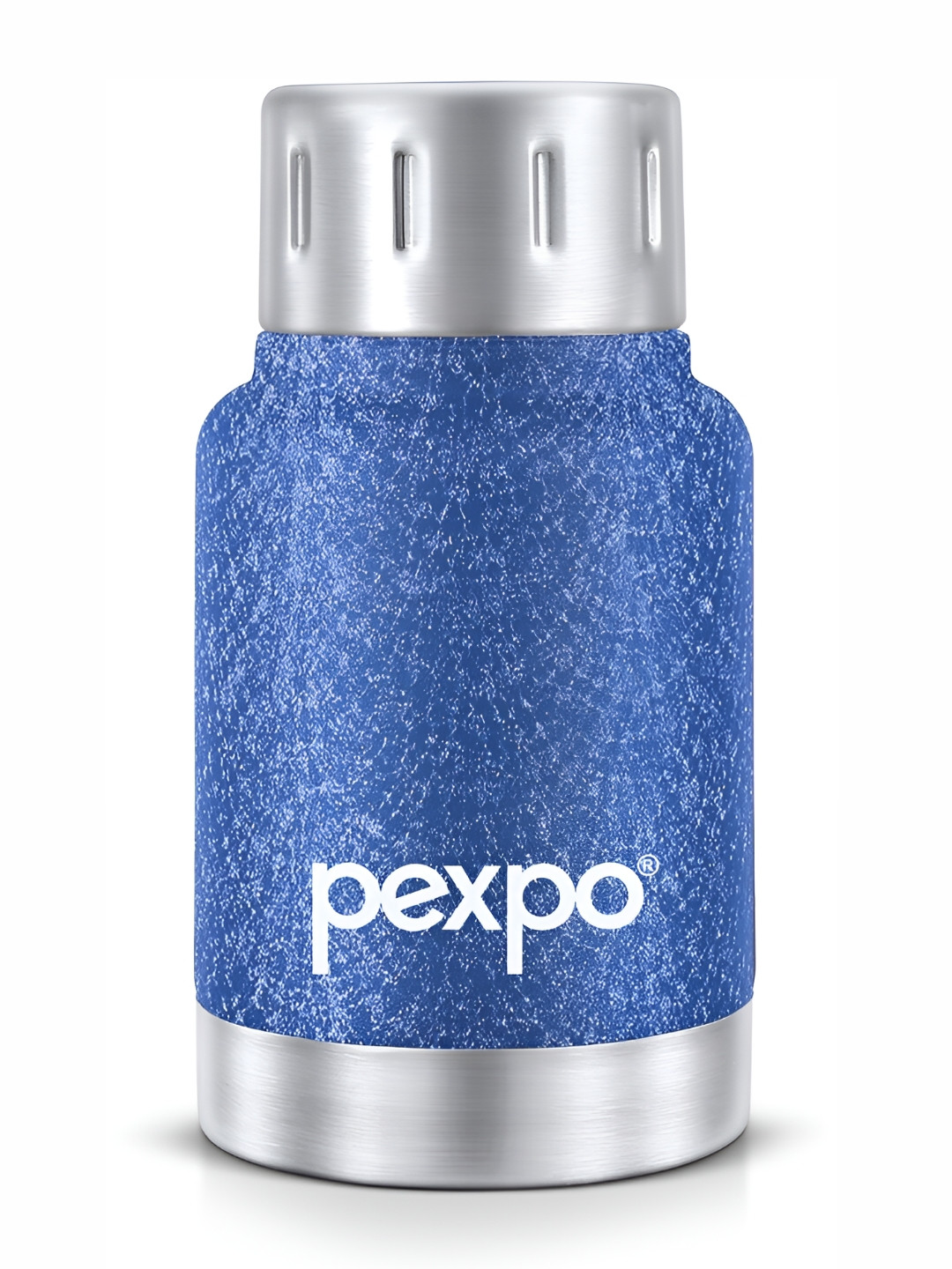 Pexpo Cameo Blue Stainless Steel Double Wall Vacuum Flask - 160ml