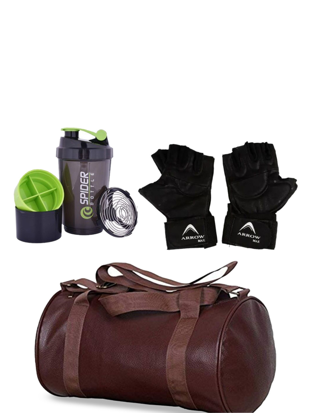 ARROWMAX Medium Sports or Gym Detachable Shoulder Strap and Handles Duffel Bag Carry Kit