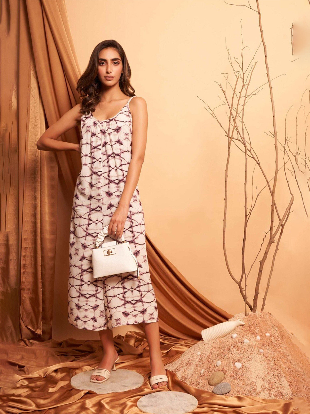 Western Era Printed Basic Jumpsuit