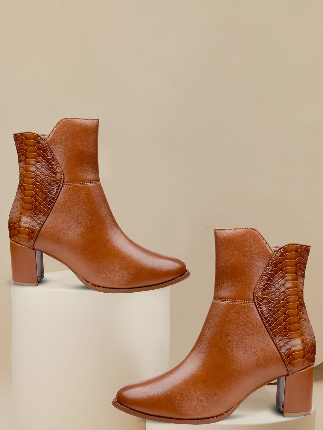 Bxxy Women Zipper Ankle Boots