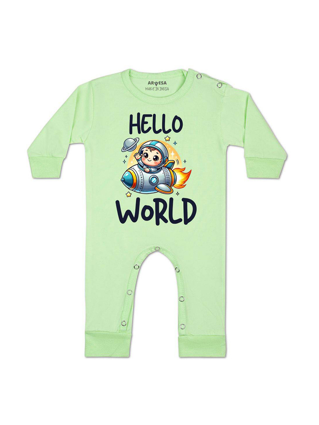 Arvesa One Month Baby Boy Printed Baby Bodysuit