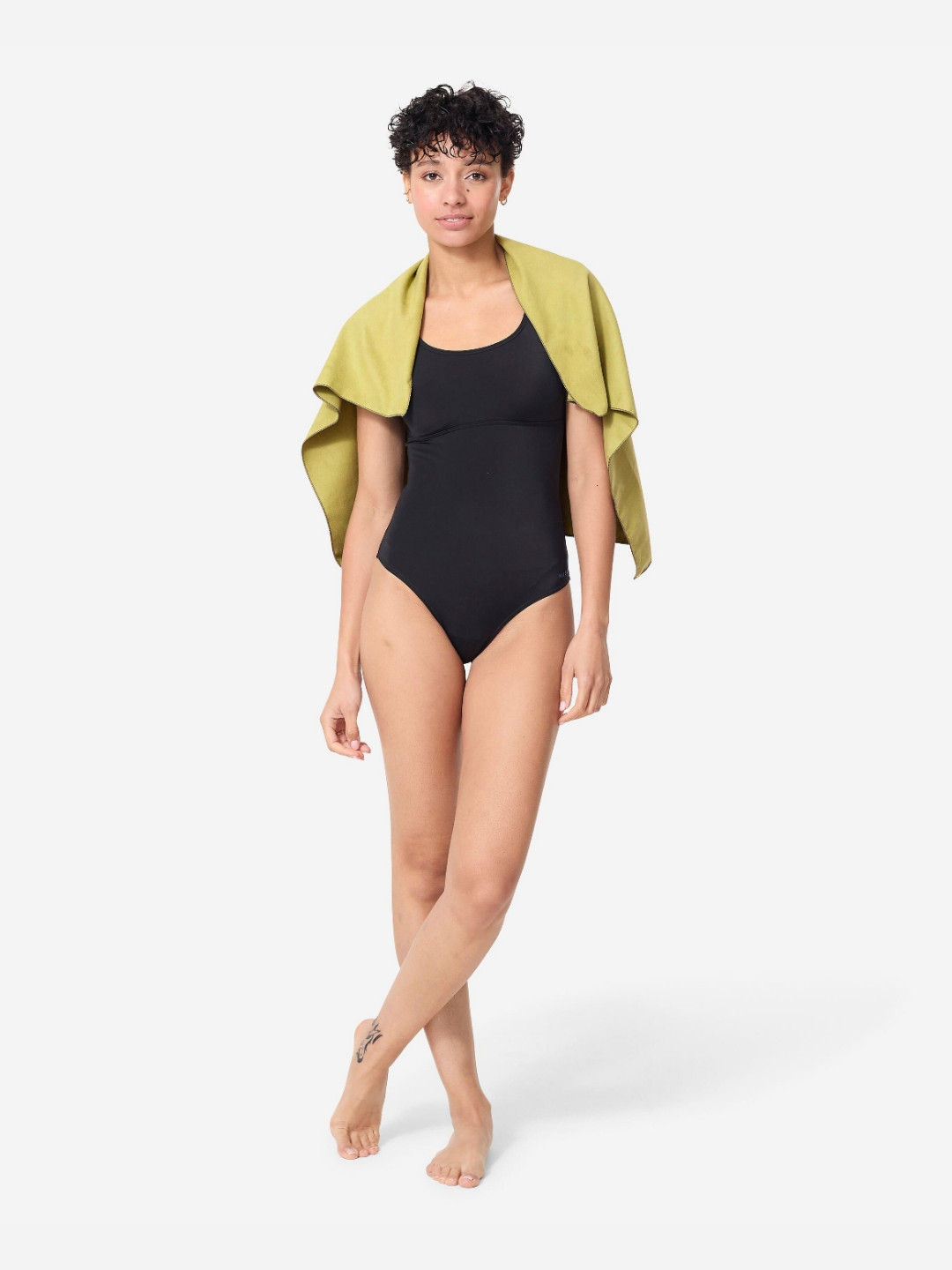 Decathlon Nabaiji Yellow Soft Microfiber Quick Dry Towel (60x80 cm)