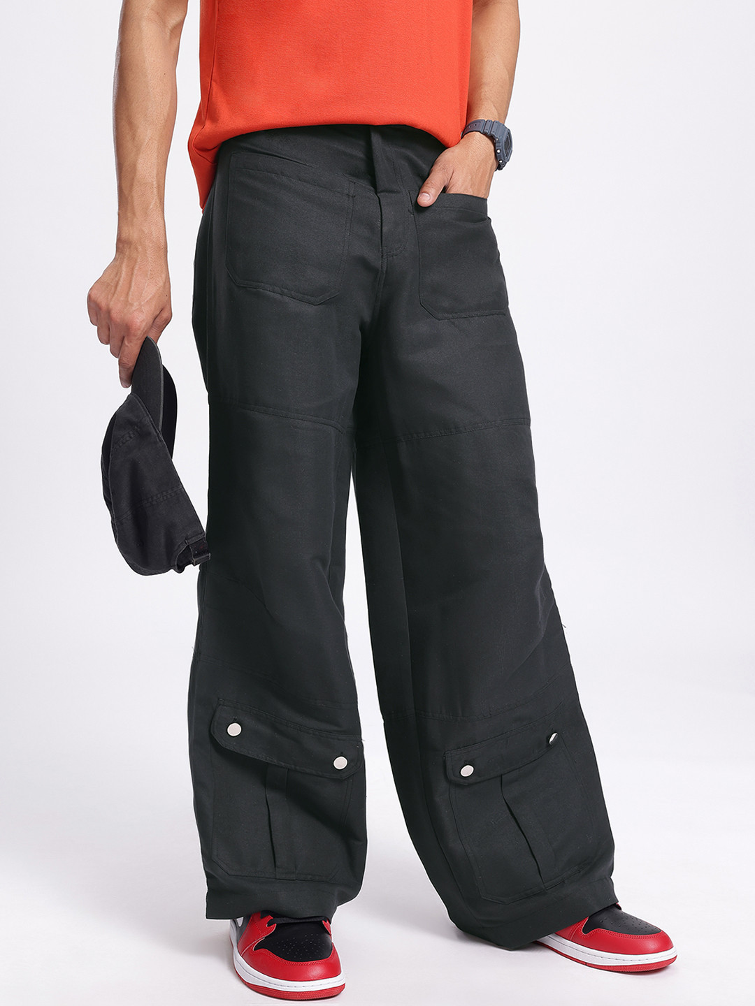 Kook N Keech Men Loose Cargo Trousers