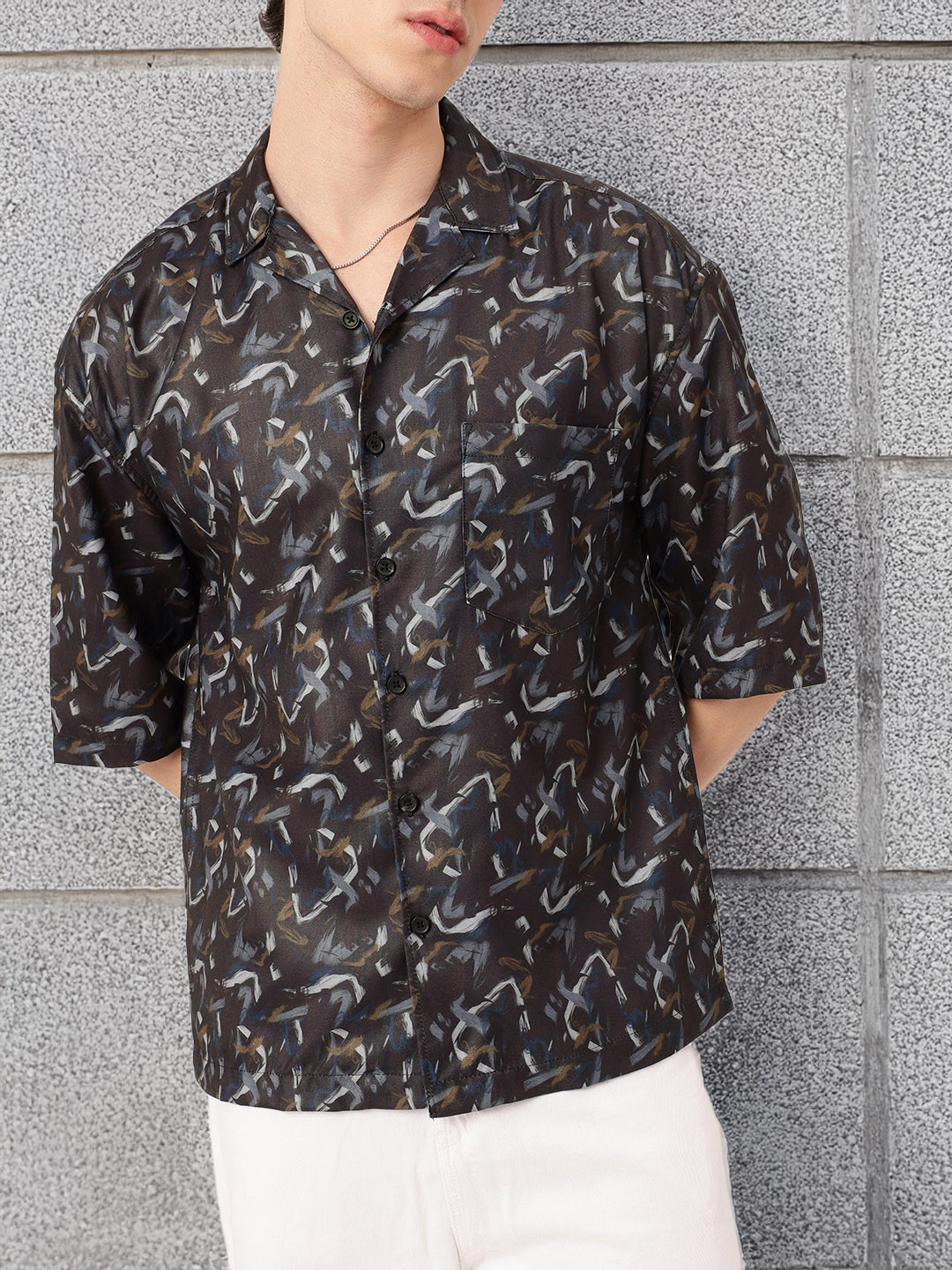 Kook N Keech Indie Street Relaxed Fit Printed Shirt