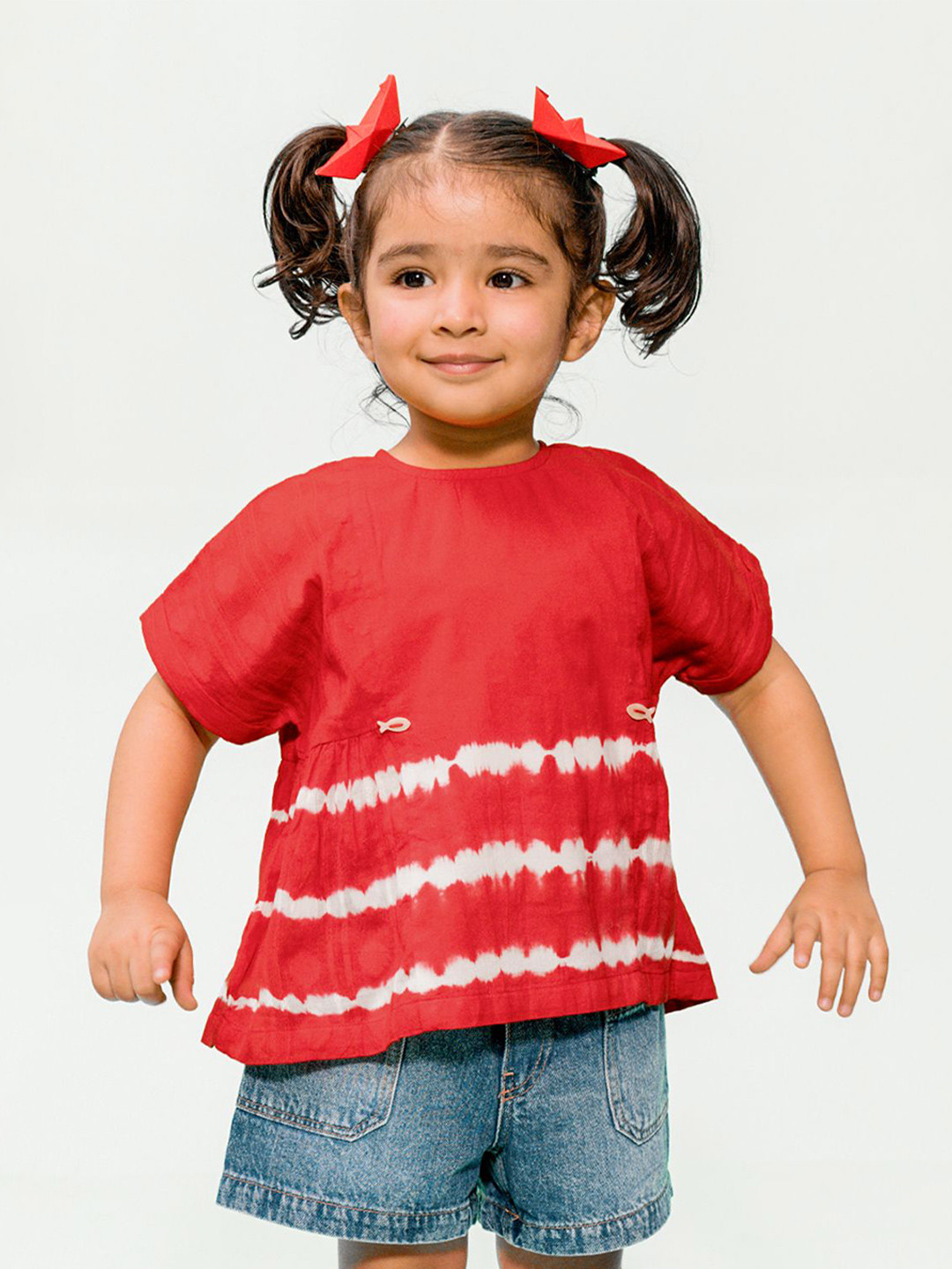 Tiber Taber Girl Tie & Dye Top