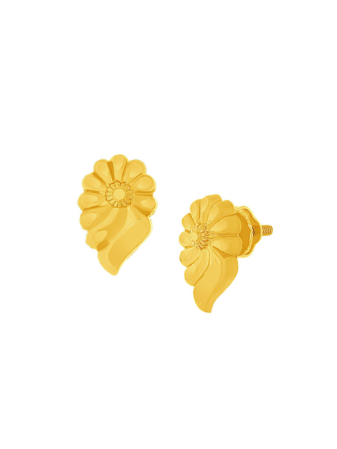 WHP JEWELLERS Flower Leaf 22 KT Earring For Women.