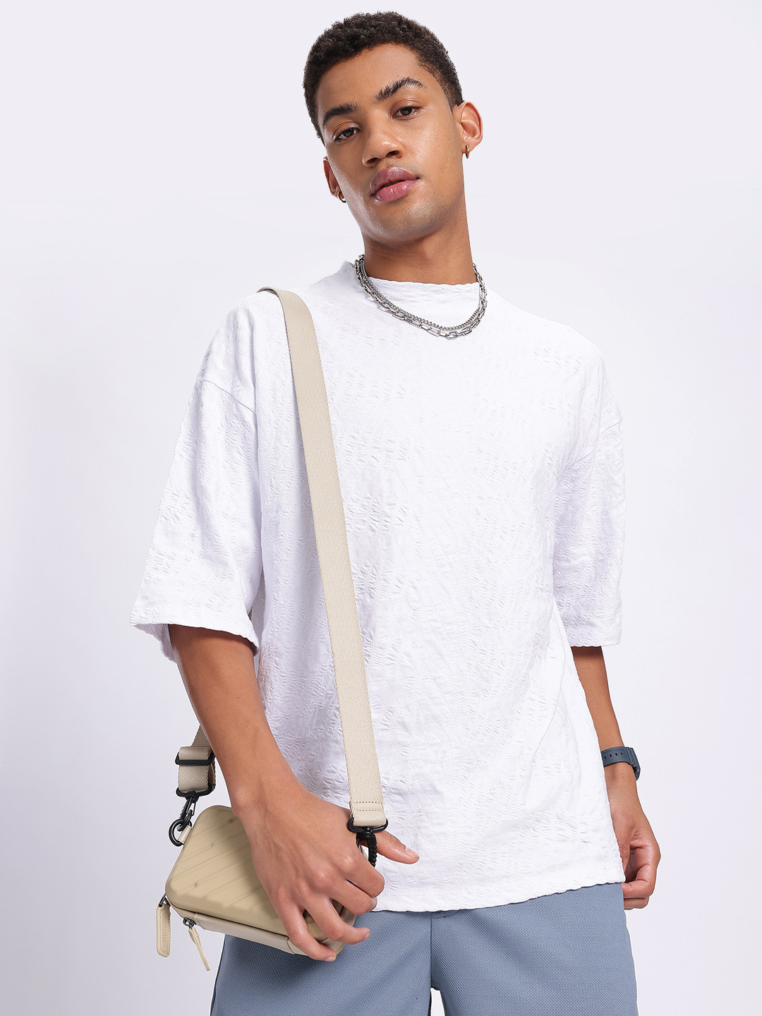 Trendsetting Texture Relaxed Fit T-shirt