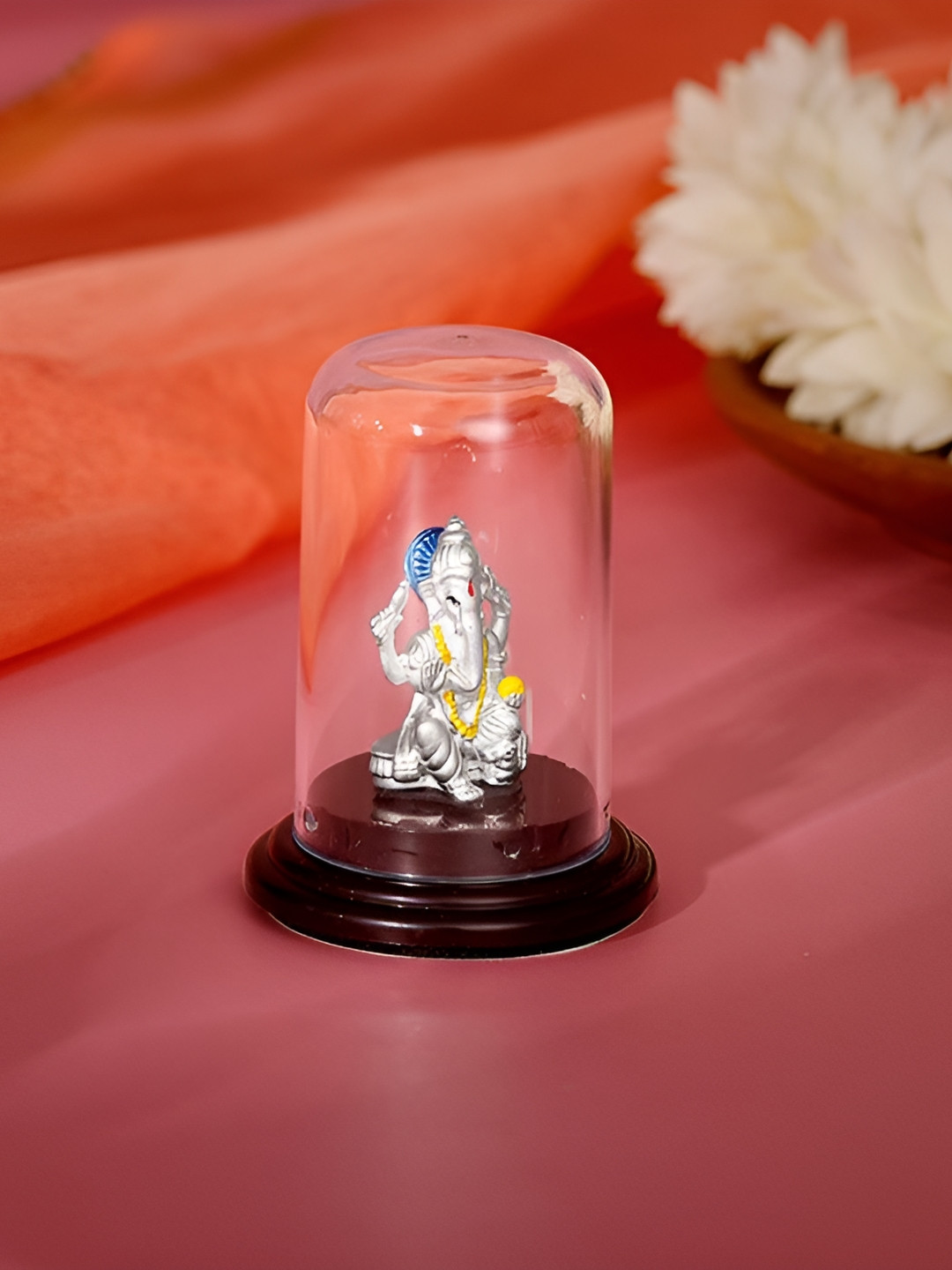 GIVA Silver-Toned 925 Sterling Silver Balaganapati Idol Showpiece