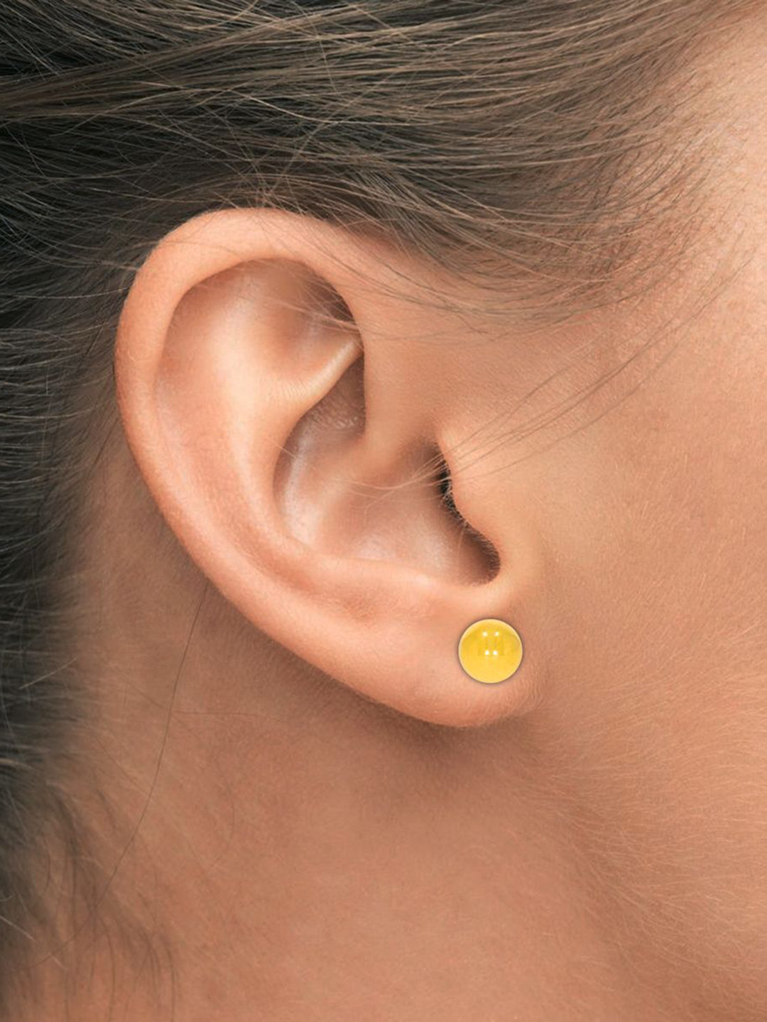 WHP JEWELLERS Ball 22 KT Earring For Women.