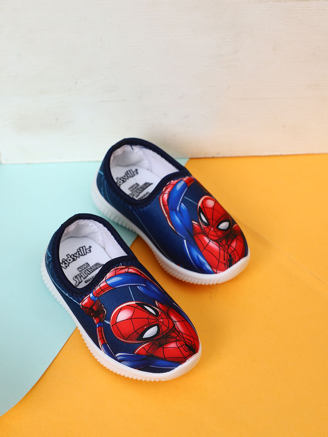 Kids Ville Boys Spiderman Printed Casual Shoes